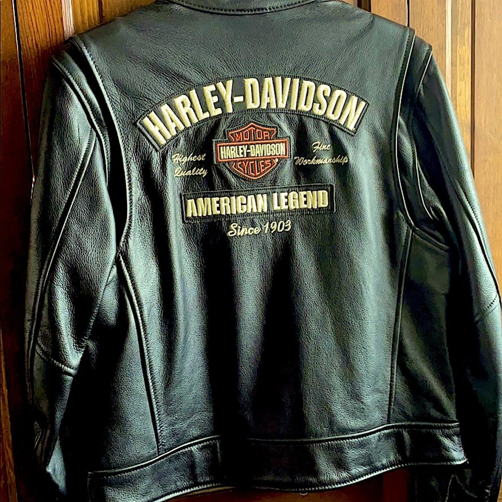 Harley Davidson Leather Jacket Like New!